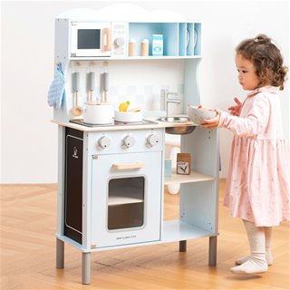 Kitchenette - modern - electric cooking - blue